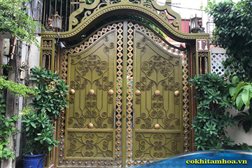 Thi công làm cửa cổng sắt tại Ninh Bình